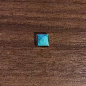 KEEP Collective pyramid wishing stone in turquoise